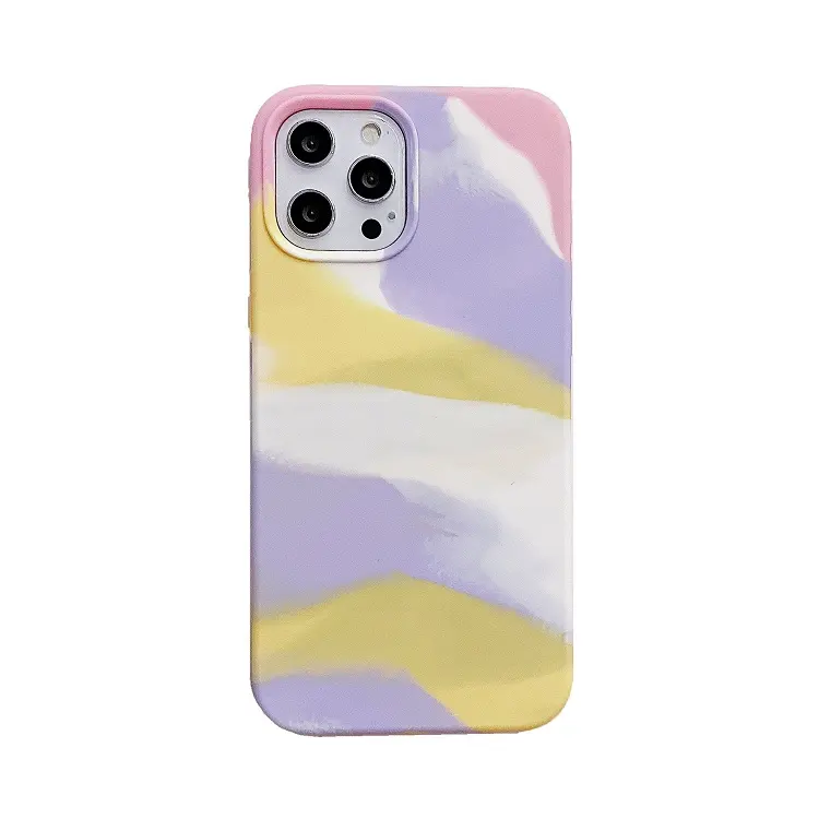 Hot Selling Liquid Silicone Rainbow Case for iphone 12/12 pro/12 pro max