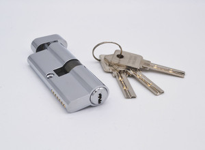 ที่มีคุณภาพสูง80มิลลิเมตรคู่ด้านข้างร่องล็อคกระบอกประตูล็อคกระบอกกับกระบอกหลักและคีย์หลัก - Product Image 3