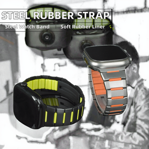 สายนาฬิกาสแตนเลสผสมยาง ขนาดกว้าง 22 มม. สำหรับนาฬิกาทุกซีรีส์ - Product Image 2