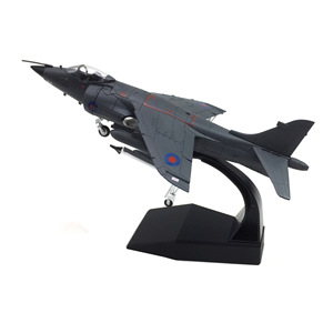 Modèle d'<span class=keywords><strong>avion</strong></span> de chasse britannique Harrier Sea Harrier à l'échelle 1:72, modèle d'<span class=keywords><strong>avion</strong></span> <span class=keywords><strong>en</strong></span> métal moulé sous pression, simulation d'<span class=keywords><strong>avion</strong></span>, pour cadeau d'affaires - Product Image 2