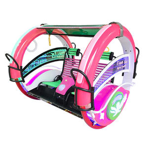 รถโกคาร์ทสองที่นั่ง รูปทรงสี่เหลี่ยม ใช้ไฟฟ้า สำหรับเที่ยวชมสถานที่ พร้อมไฟสำหรับเด็กเล่น แรงดันไฟฟ้า 12 โวลต์ - Product Image 4