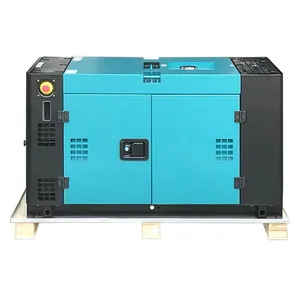 NPC Best price 12KW 15KVA twin cylinder v type 2V98 single phase silent type air cooled diesel generator