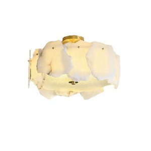 All Copper Marble <b>Ceiling</b> <b>Light</b> Led Surface Mounted For Bedroom Living Room Modern Minimalist Design - Product Image 5