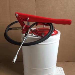 Nueva Bomba de Grasa Manual con Cubeta Ovalada de Lubricación de 20L, Engrasador de Alta Presión para Excavadoras y Maquinaria de Construcción, 3 Meses de Garantía - Product Image 4