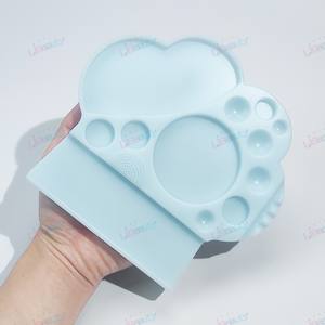 <span class=keywords><strong>Palette</strong></span> en silicone surdimensionnée pour lifting des cils et laminage des sourcils <span class=keywords><strong>Palette</strong></span> réutilisable pour plateau de teinture des sourcils de marque privée personnalisée - Product Image 2