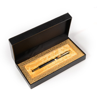 Stylo à bille en métal avec Logo à personnaliser, ensemble de cadeaux d'affaires avec Logo à bille, présentoir, vente en gros, 1 pièce