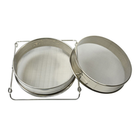 Équipement d'apiculture Outils d'abeille En Acier Inoxydable Double Tamis Passoire À Miel Maille Filtre À Miel