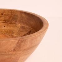 Frutero de Madera Maciza de Estilo Europeo, Hecho a Mano, de Calidad Confiable, Centro de Mesa Orgánico, Vajilla Ecológica para Fiestas