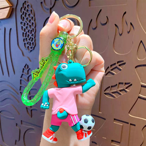 Wholesale PVC Cute Crocodile <b>Anime</b> Figure Key Chains <b>Anime</b> <b>Keychain</b> Toys for Decoration and Gift Giving - Product Image 4
