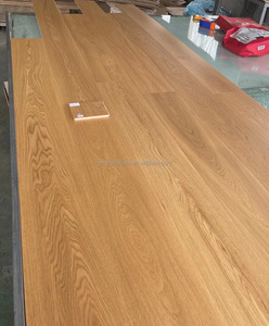 Suelo de ingeniería entrelazado impermeable de tablón ancho de 15 mm de espesor de roble de grado transparente de madera maciza 260 - Product Image 5