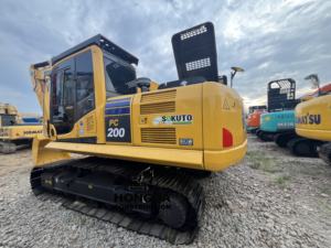 Excavadora hidráulica de orugas de segunda mano Komatsu PC200 de 20 toneladas usada, excavadora de orugas de segunda mano Komatsu PC200 a la venta - Product Image 5