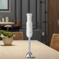 Mixeur Plongeant BLENDER avec Moteur en Cuivre Pur, Lame en Acier Inoxydable, Hachoir à Viande et Fouet à Œufs pour la Cuisine