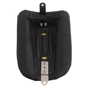 Siège de passager arrière de <span class=keywords><strong>moto</strong></span> RACEPRO, pour Harley FLSTSB Softail, os croisés, 2008 2009 2010 2011, livraison gratuite - Product Image 3