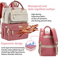 Sac à dos pliable pour couches de bébé, imperméable, grande capacité, sac de maman avec matelas à langer portable, sangles pour poussette, directement de l'usine