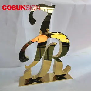 Cosunsign กระจกสแตนเลสตัวอักษรผู้ผลิตจีน