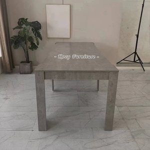 Hot Sales <strong>High</strong> <strong>Gloss</strong> Stretched Big Size Dining <strong>Table</strong> with Metal Base - Product Image 3