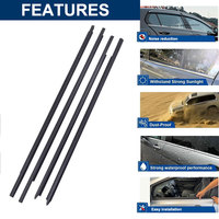 Garniture de coupe-froid de fenêtre de bande de joint automatique étanche et anti-poussière pour Dodge Ram 1500/2500/3500 2009-2023