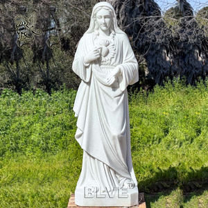 BLVE Design moderne Style extérieur église décor à la <span class=keywords><strong>maison</strong></span> grandeur nature pierre naturelle marbre sainte marie Statues moules à vendre - Product Image 5