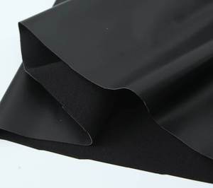 Mùa Thu Thời Trang Hot Bán Phụ Nữ Của Giản Dị Dài Da Váy Màu Đen PU Chất Liệu Dây Kéo Bay Trang Trí Slit In Tự Nhiên Vòng Eo - Product Image 4