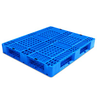 Palette en plastique de haute qualité pour chariot élévateur à 4 voies, antidérapante, en forme de grille, pour entrepôt, pour charges lourdes