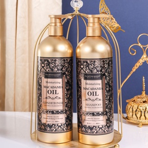 Natural Vegan Collagen Nourishing <b>Shampoo</b> Conditioner Set for Women Dry Damaged Hair Repair <b>Moisture</b> Treatment Professional - Product Image 3