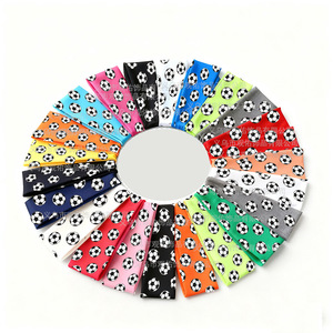 Bandeau de sport personnalisé imprimé football/soccer pour femmes et hommes - Bandeau anti-transpiration pour la course et le yoga - Product Image 3