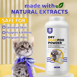 N4P オールナチュラル植物由来ペット用ドライシャンプーパウダー - 敏感肌の犬猫用の水なし洗浄＆消臭 - Product Image 2