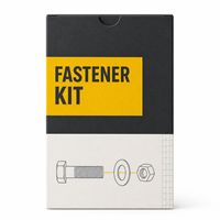 Boîtes auto-érectrices personnalisées à fond auto-verrouillant avec revêtement UV et impression offset pour l'emballage de kits de quincaillerie (recyclables et écologiques)