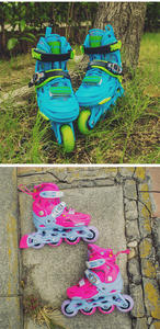 X1รองเท้าโรลเลอร์สำหรับเด็กรองเท้า<span class=keywords><strong>สเกต</strong></span>โรลเลอร์แบนลายดอกไม้<span class=keywords><strong>ใช้</strong></span>คู่แบบลำลองปรับได้สำหรับการเรียนการ<span class=keywords><strong>สอน</strong></span> - Product Image 3