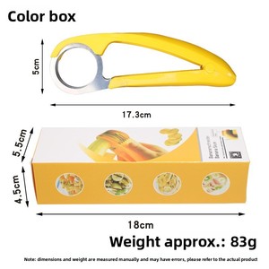 Gadget de cuisine manuel, trancheur de bananes, séparateur, lame en acier inoxydable, modèle <span class=keywords><strong>XL</strong></span> pour la découpe de fruits et légumes et la découpe de saucisses - Product Image 4