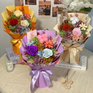 Bouquet di Rose Stabilizzate in Confezione Regalo, Fiori Romantici di Prima Qualità <span class=keywords><strong>per</strong></span> <span class=keywords><strong>San</strong></span> <span class=keywords><strong>Valentino</strong></span>, Compleanno, Matrimonio, Novità 2026 <span class=keywords><strong>per</strong></span> <span class=keywords><strong>Lei</strong></span> - Product Image 3