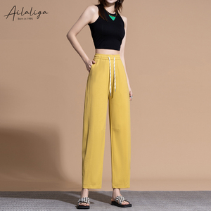 <span class=keywords><strong>Pantaloni</strong></span> a <span class=keywords><strong>Palloncino</strong></span> OEM Plus Size Personalizzati da Donna con Vita Elasticizzata e Coulisse - Casual, Comodi, Traspiranti - Product Image 2