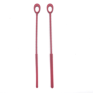 Spazzola in silicone per cannucce con manico lungo per la pulizia di biberon e tazze, set per la pulizia di cannucce e fori, modello H60 - Product Image 2