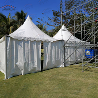 Tentes Pagode Extérieures en PVC Imperméable pour Événements, Mariages Romantiques en Église, Utilisation Toutes Saisons