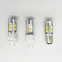 Bombilla LED de Doble Color Amarillo Blanco T25 3156 3157 5630 20smd para Señales de Giro de Automóvil, Luz de Advertencia Intermitente