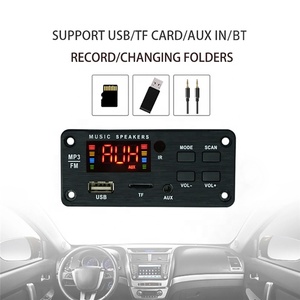 12V REPRODUCTOR DE MP3 USB decodificador placa de circuito inalámbrico BT 5,0 MÓDULO DE Audio <span class=keywords><strong>Bluetooth</strong></span> decodificación APE FLAC MP3 WMA - Product Image 2