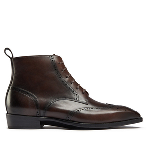 <span class=keywords><strong>Botas</strong></span> de Tobillo para Hombre Estilo Británico Retro, de Cuero Genuino con Costuras Ocultas y Suela de Piel de Vaca - Product Image 5