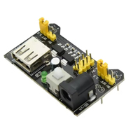Módulo de fuente de alimentación para protoboard sin soldadura MB102 3.3V/5V, piezas de kit DIY para Arduino