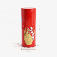 Boîte de conserve ronde en métal de qualité alimentaire boîte à biscuits et gâteaux au beurre avec couvercle pour stocker des bonbons chocolat sucre friandises boîte de conserve