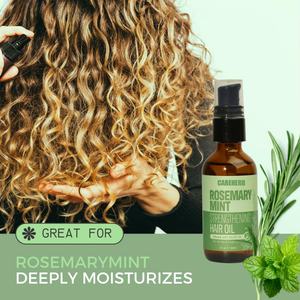 Aceite Capilar Fortalecedor con Biotina, Aceite de Oliva, Romero y Menta para el Control del Frizz, la Rotura y el Daño del Cabello, Marca Privada Personalizada - Product Image 3