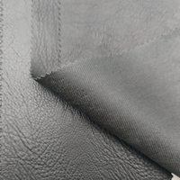 Tissu en daim souple et cuir PU épais 340GSM, résistant à l'abrasion et anti-moisissure, utilisé pour les nouveaux manteaux et pantalons 2026 KEJIA KJ814244