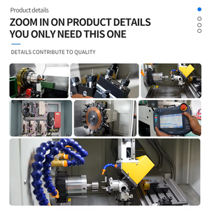 Nhiệm vụ nặng nề CNC Swiss loại Máy đi bộ với 6 trục quyền lực mạnh mẽ đôi kênh simuletaneous chế biến - Product Image 3