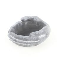 Nouveaux pots de fleurs décoratifs d'extérieur en forme de main, en ciment, pour plantes et jardins