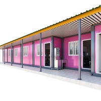 Bâtiment préfabriqué sur mesure, école modulaire, structure en acier durable, maison conteneur détachable, salle de classe portable avec salle de bain