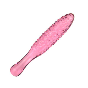 Pink Crystal Glass Sex Anal Plug Stick Punto elevado Juguetes sexuales para adultos para masturbación femenina - Product Image 3