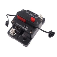 Disyuntor 300A con reinicio manual Inversor de fusible en línea impermeable para motores de arrastre marinos Barco ATV 12V-48V (30A0)