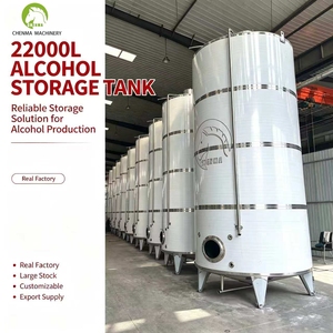 Réservoir de stockage <span class=keywords><strong>d</strong></span>'alcool de 22 tonnes en acier inoxydable SUS304/316L de qualité alimentaire, réservoir de stockage de spiritueux personnalisable <span class=keywords><strong>pour</strong></span> équipement de transformation des boissons - Product Image 1