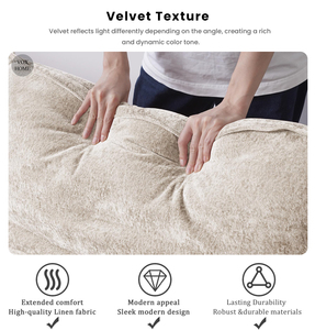 VOXHOME Set Divano Componibile Modulare in Velluto Arancione a 2, 3, 4, 5 Posti con Gambe in Metallo in <span class=keywords><strong>Stile</strong></span> Moderno <span class=keywords><strong>Industriale</strong></span> per <span class=keywords><strong>Soggiorno</strong></span> - Product Image 6