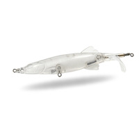 Leurre de pêche OEM 12,5 cm / 13,7 g, nouveau leurre bionique crocodile pour pêche à la traîne, avec corps en ABS et queue en PVC, couleur naturelle, DIY