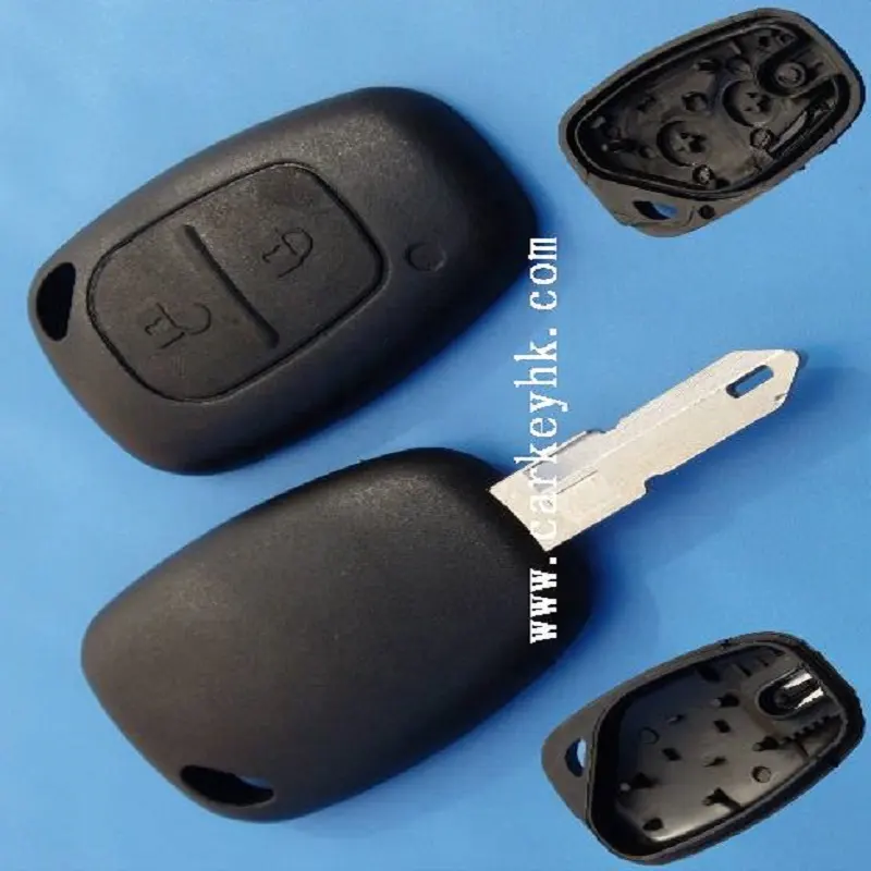 2 Button Auto Remote Key Fob Case For R-enault Trafic Master Vauxhall Vivaro Movano